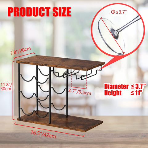 LIANTRAL wine rack with simple elegant design that complements any room