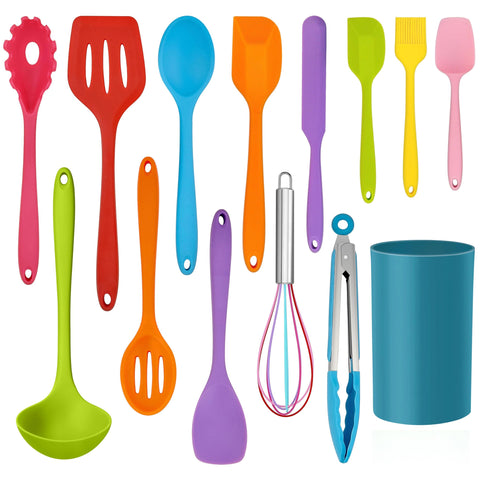 LIANYU 14-pcs set with holder keeps counters organized and accessible