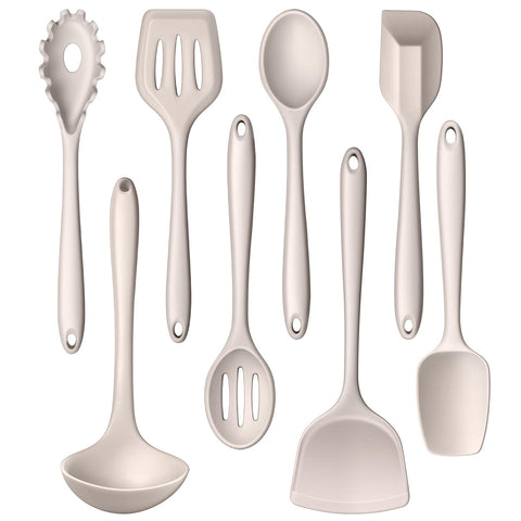 LIANYU 8pc kitchen utensils set full view for organized cooking