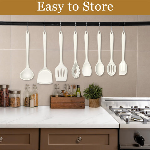 LIANYU large spatula with seamless one-piece design resists bending