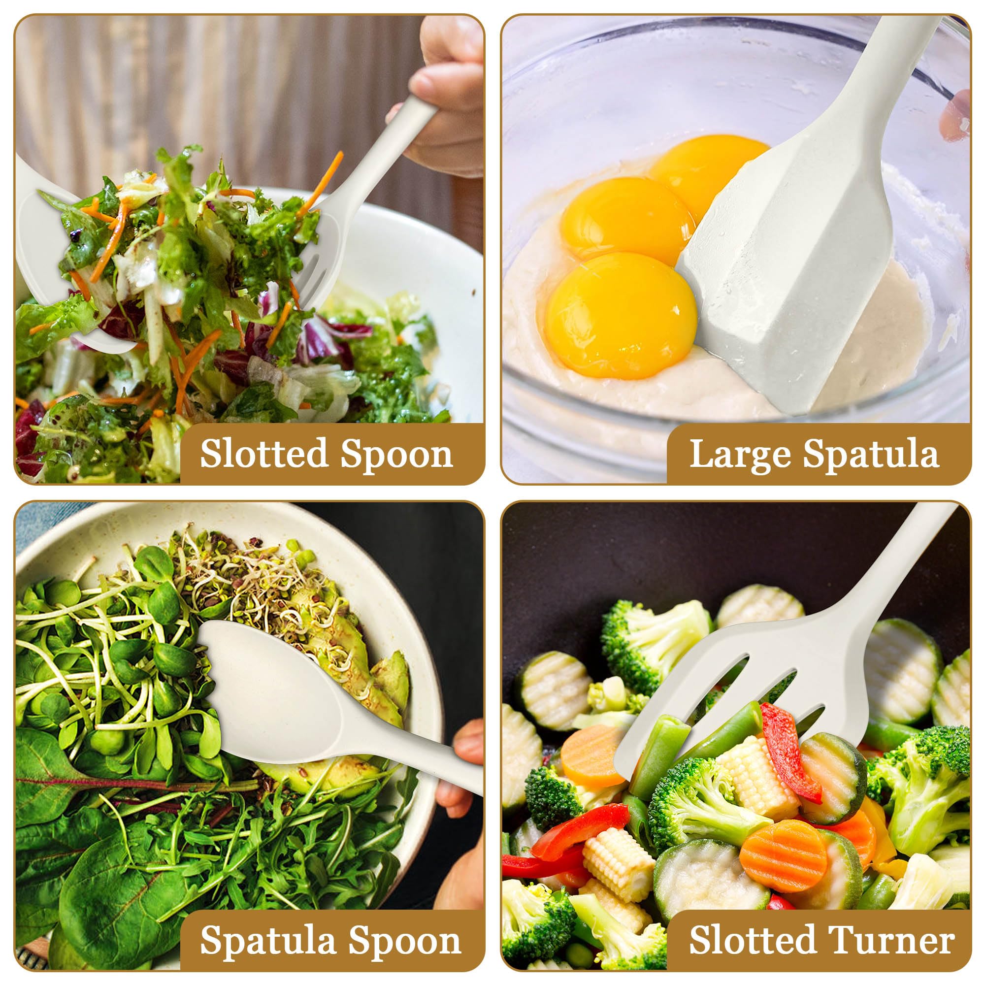 LIANYU spatula spoon offering versatile mixing and scraping