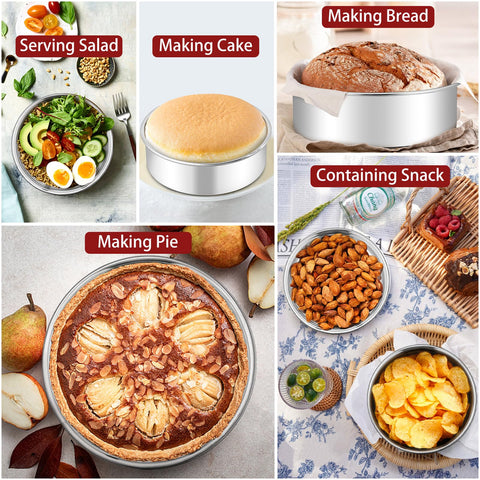 LIANYU multi-use bakeware handles oven, air fryer, and serving needs.