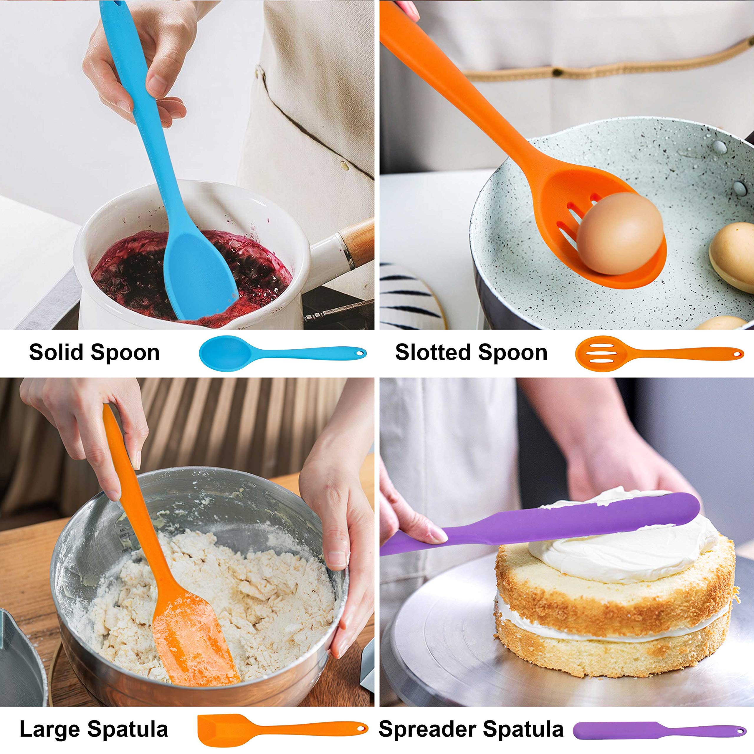 LIANYU one-piece molding utensils prevent gaps and simplify cleaning