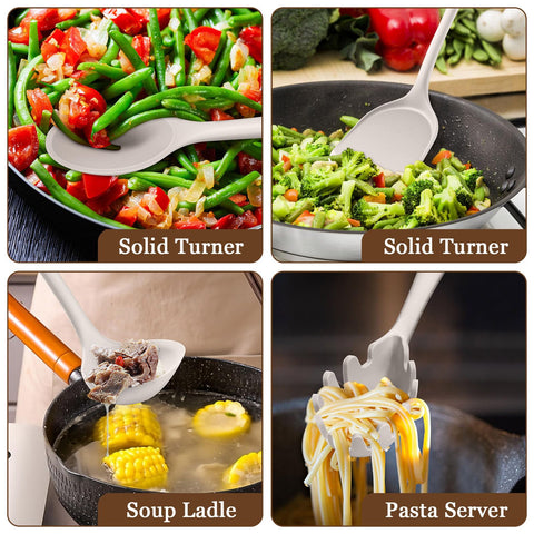 LIANYU pasta server silicone for easy tossing