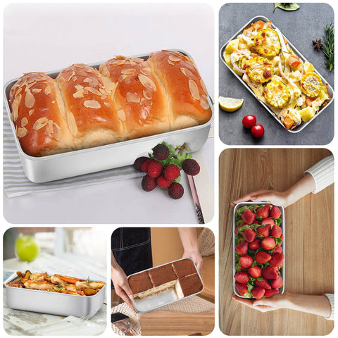 LIANYU loaf pan multipurpose for banana bread, meatloaf, and more