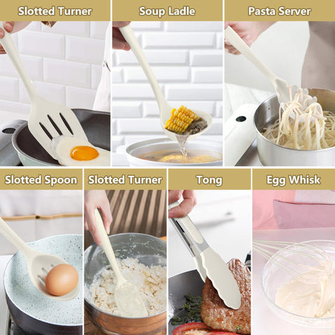 LIANYU utensil holder keeps counter organized and within reach