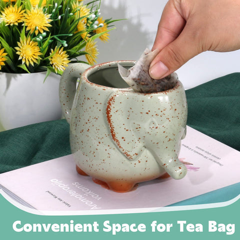 LIAVOEIZ versatile mug for hot or iced tea at home or in office