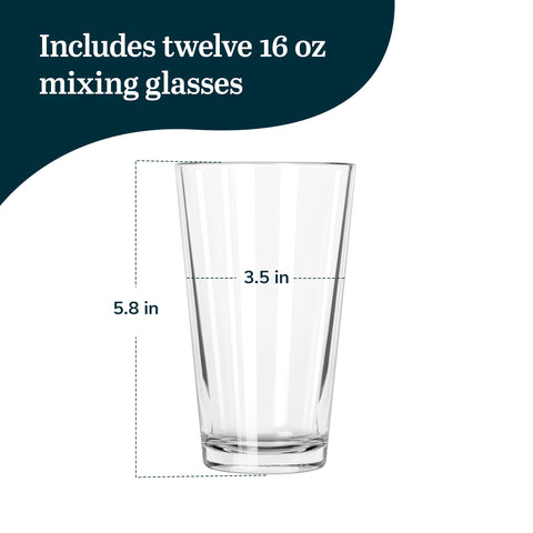 Libbey 1639HT DuraTuff wide-mouth, narrow-base shape improves grip and feel.