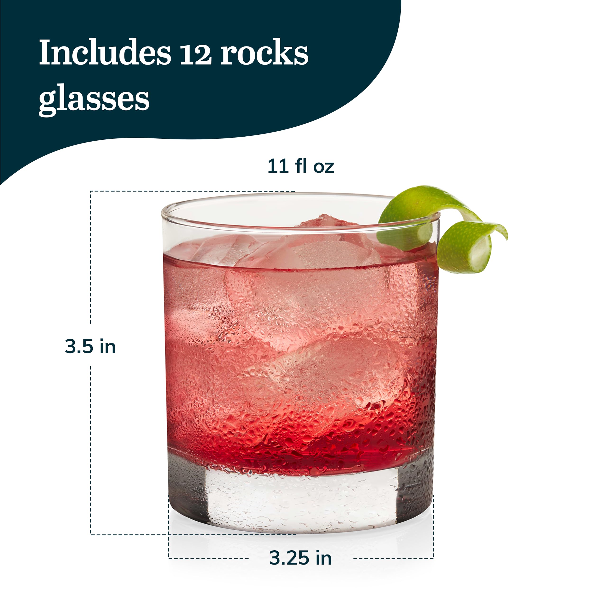 Libbey 917CD 11oz capacity highlights a versatile rocks glass for whiskey or cocktails