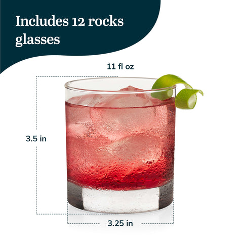 Libbey 917CD 11oz capacity highlights a versatile rocks glass for whiskey or cocktails