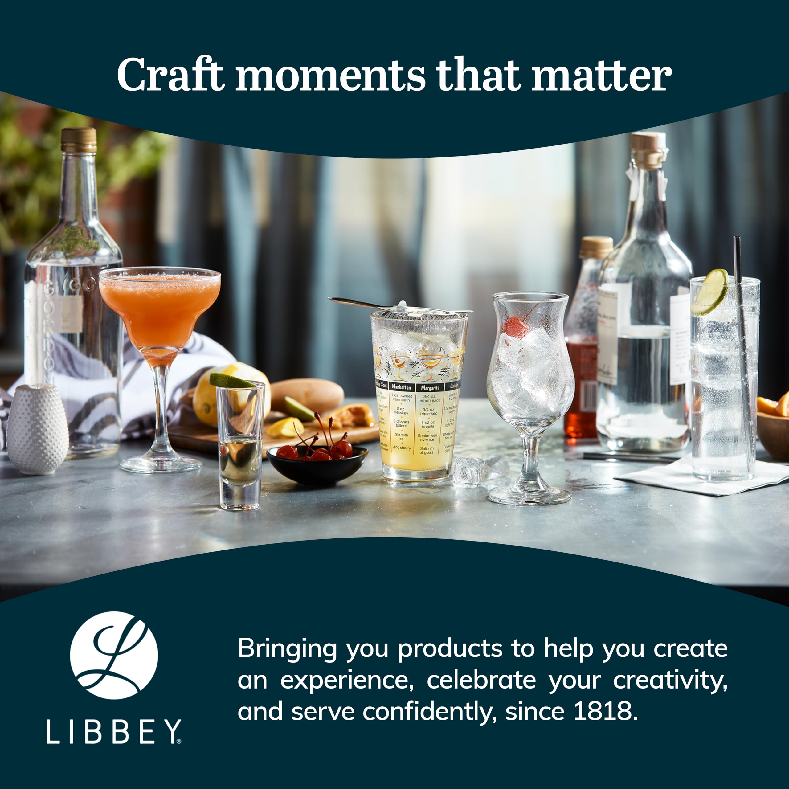 Libbey 917CD 12-piece rocks glasses set ready for every table