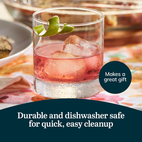 Libbey 917CD dishwasher-safe glass ensures easy cleaning after gatherings