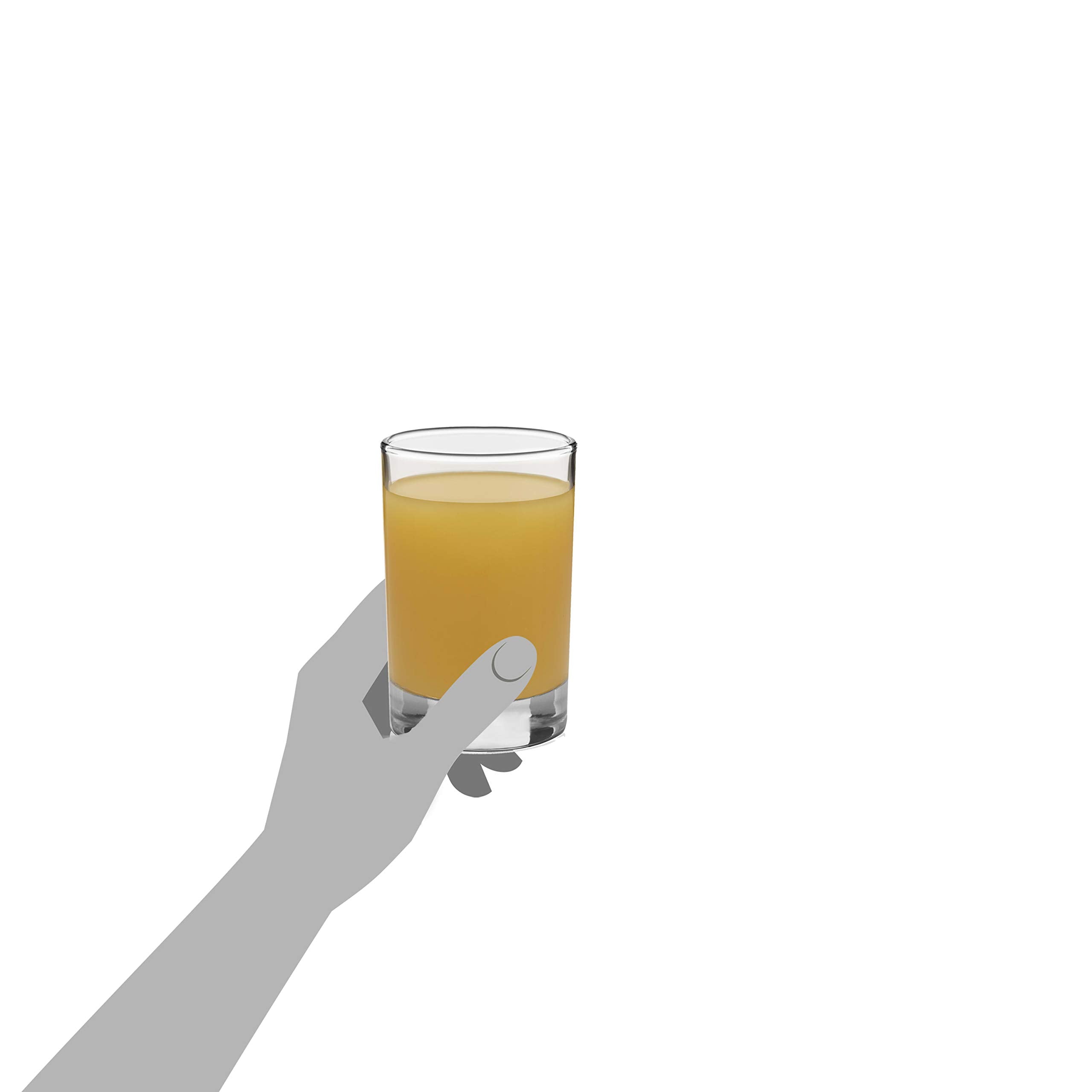 Libbey juice glass made in the USA highlighting craftsmanship