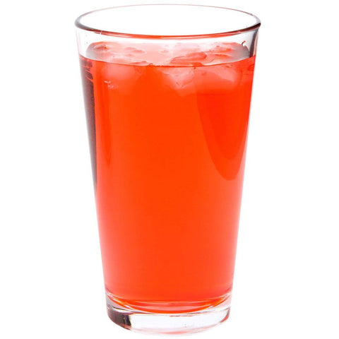 Libbey pint glass with DuraTuff Rim, side view for quick-service durability.