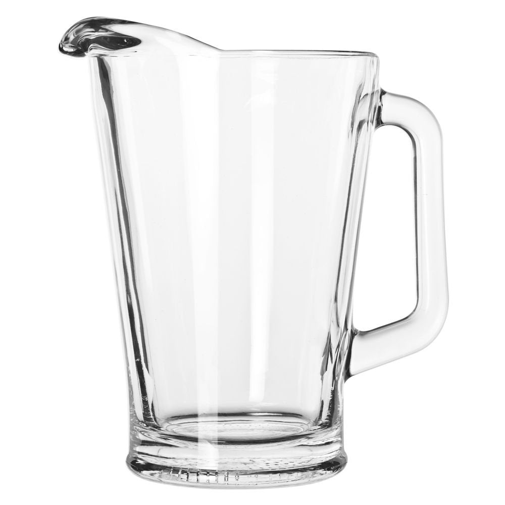Libbey Pitcher 60oz clear pour for everyday beverages, durable and easy to clean.