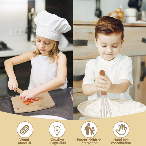 Liberal Brightdeer rolling pin enables little bakers to practice dough actions.