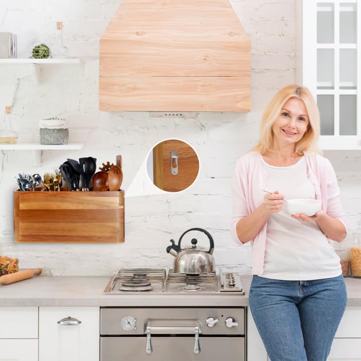 Brightdeer spacious extra-large design fits many tools for quick cooking access.