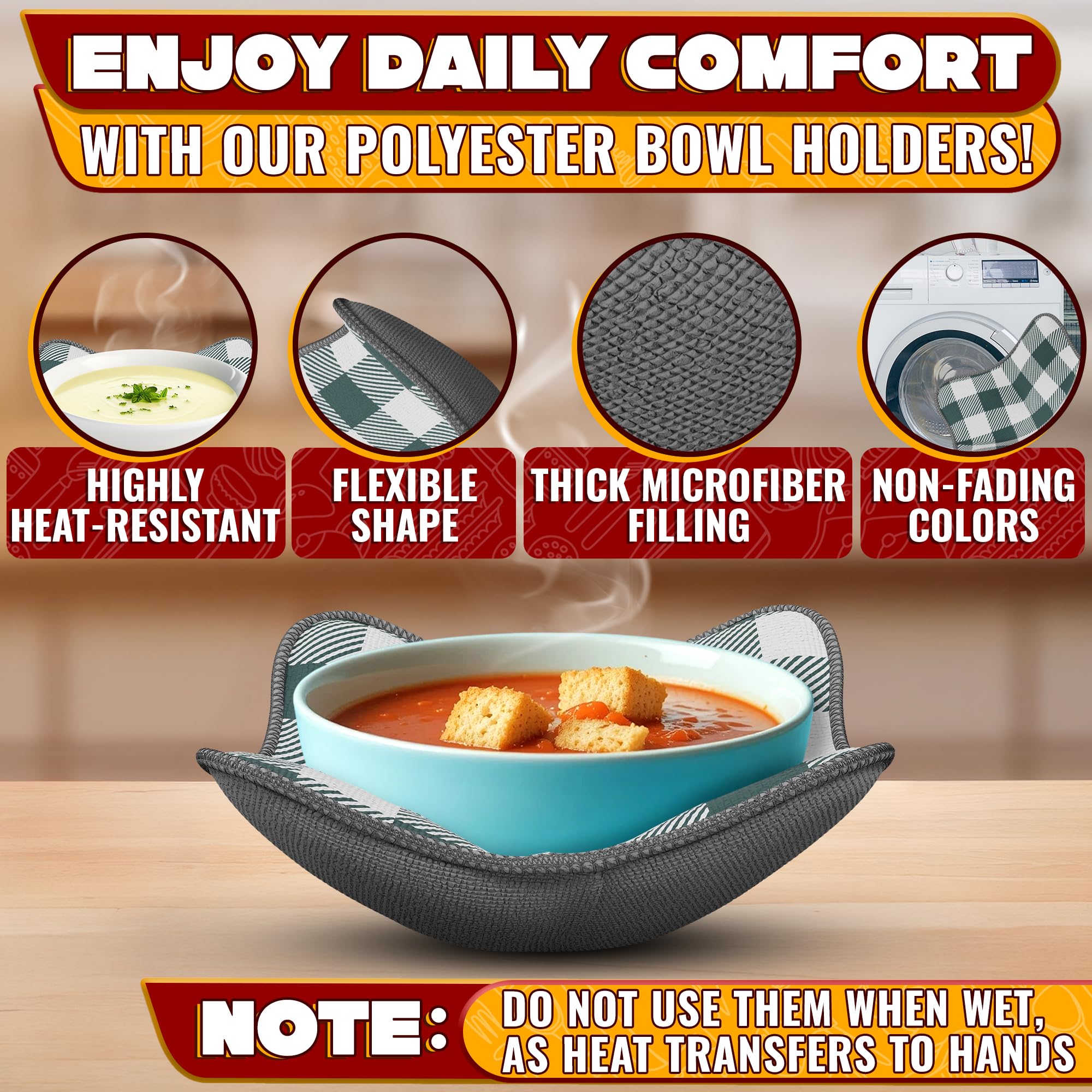 Liberhaus bowl holders demonstrate dishwasher-safe design for easy cleanup
