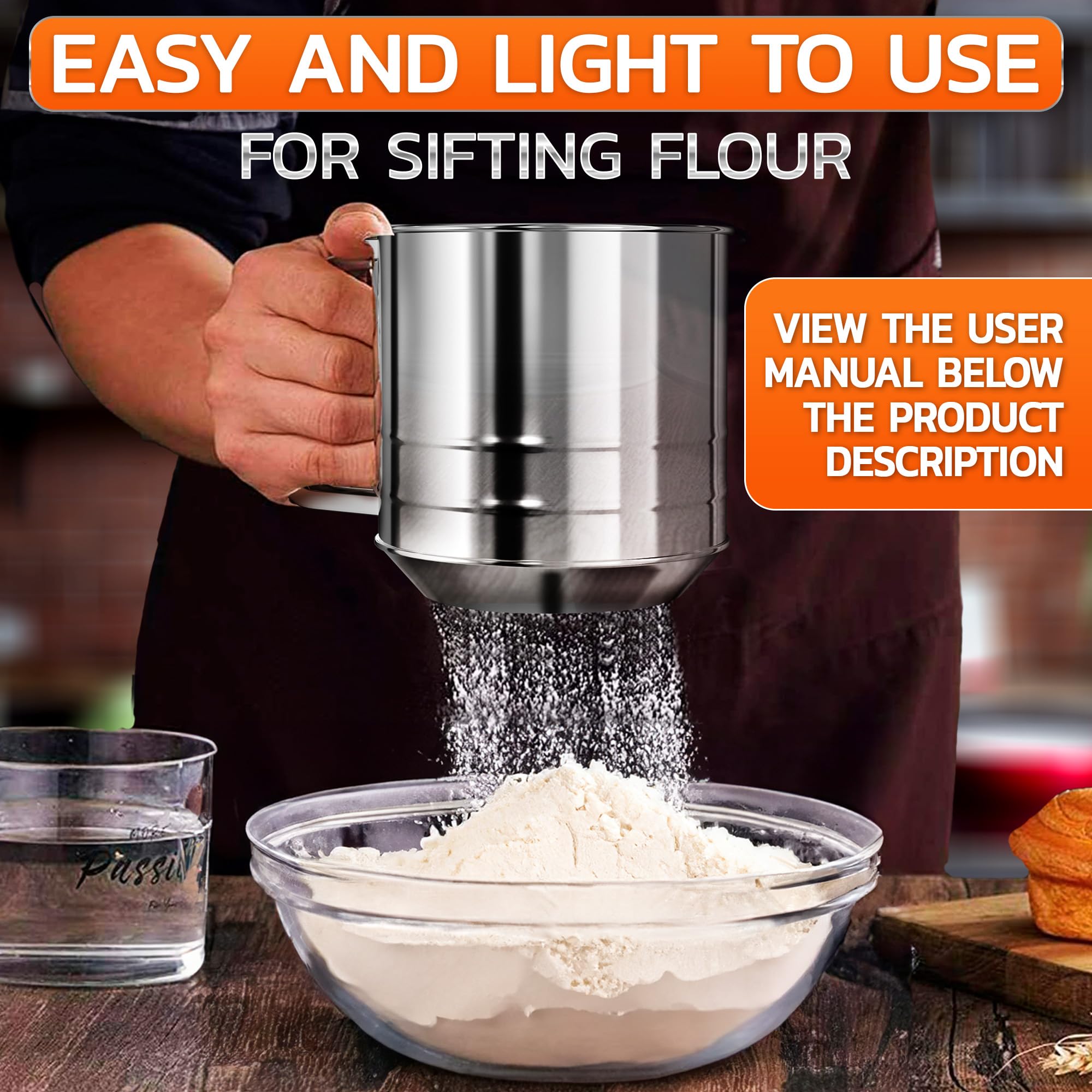 LIBERHAUS sifter cleaned in dishwasher-friendly design