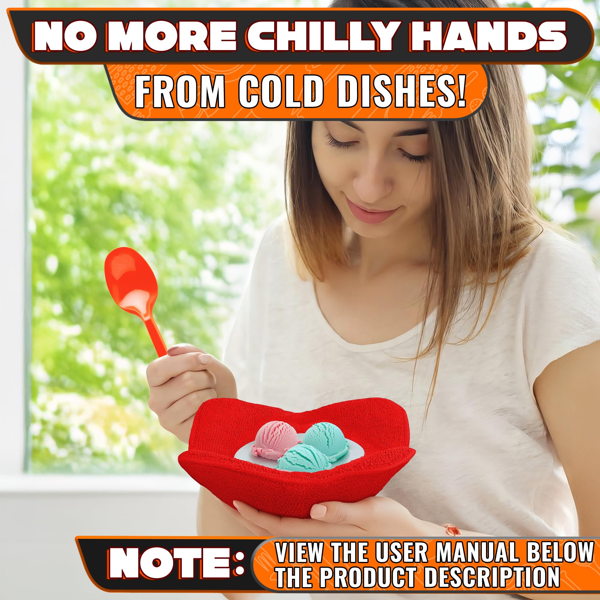 LIBERHAUS dual-use as potholder for hot dishes.