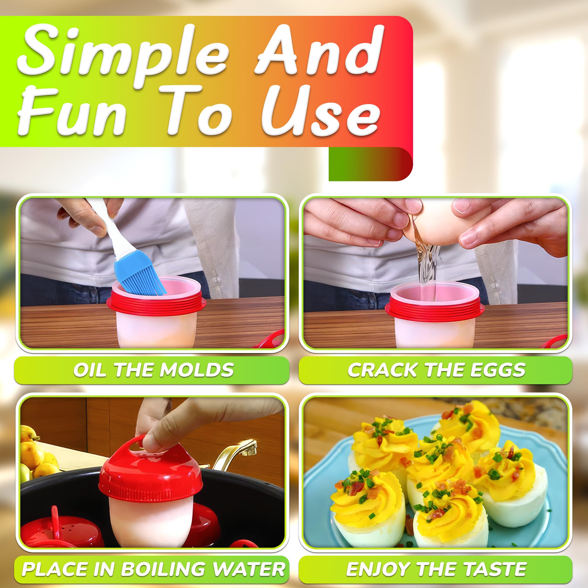 LIBERHAUS easy-cleaning top-rack dishwasher-safe pods simplify after-meal cleanup.