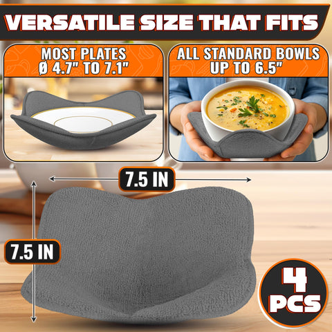 LIBERHAUS four-piece set shown for compact storage and easy kitchen organization.