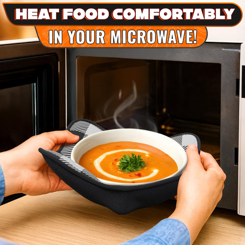 LIBERHAUS non-slip grip on hot bowls for safe handling