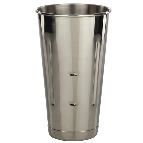 Libertyware dishwasher-safe stainless steel milkshake cup, 30 oz