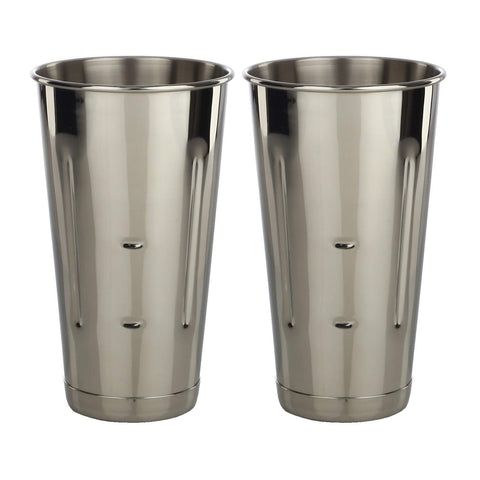 Libertyware notched malt milkshake cup fits stand mixers, 30 oz