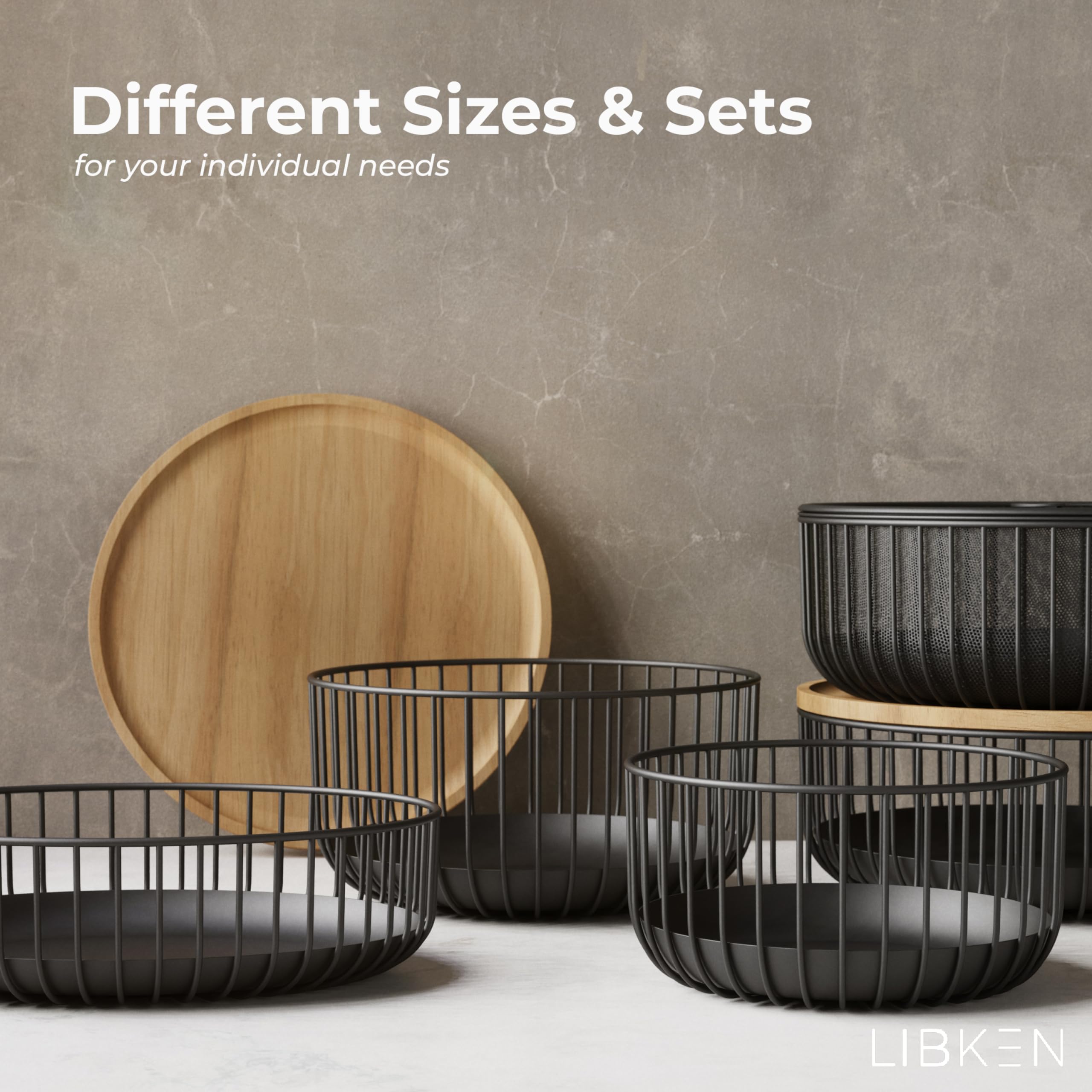 LIBKEN durable, space-saving design fits any kitchen corner.