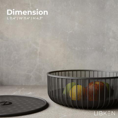 LIBKEN fruit and veggie holder keeps snacks accessible during gatherings.