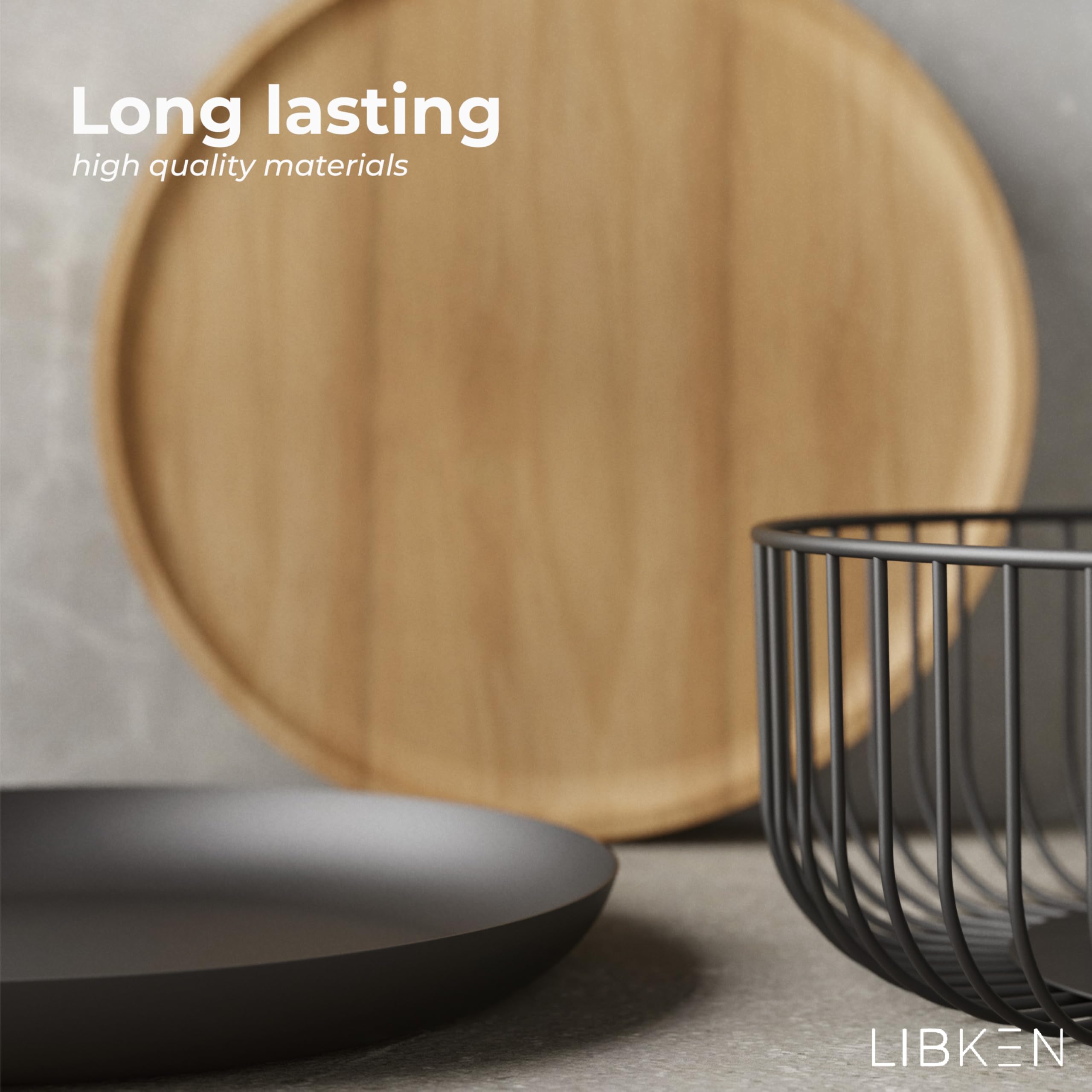 LIBKEN removable tray included for easy serving and transfers