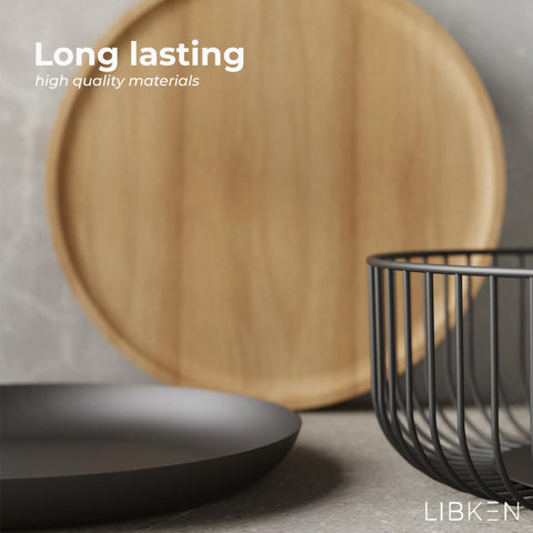 LIBKEN removable tray included for easy serving and transfers
