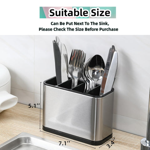 LIBODOUR utensil holder with anti-fingerprint finish for a clean look.