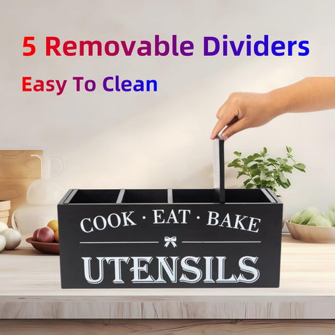 LIBODOUR Utensil Holder - eco-friendly materials for a sustainable choice.