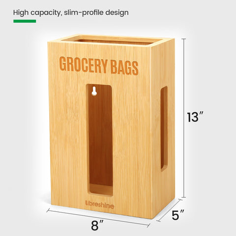 Libreshine moisture-resistant bamboo finish adds clean, modern look.
