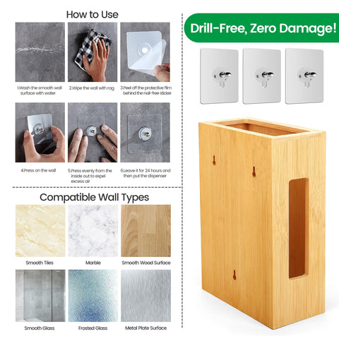 Libreshine no-drill mounting kit enables damage-free wall installation.