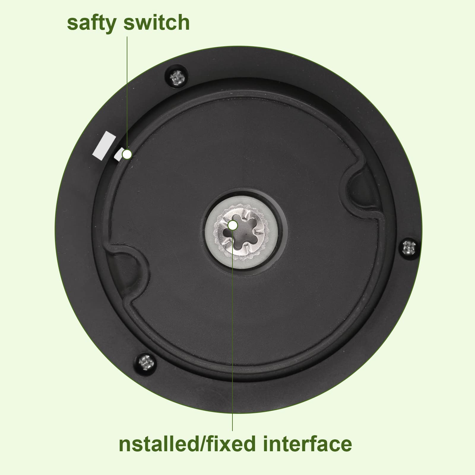 Liebe&Lecker anti-slip mat keeps the unit steady during use.