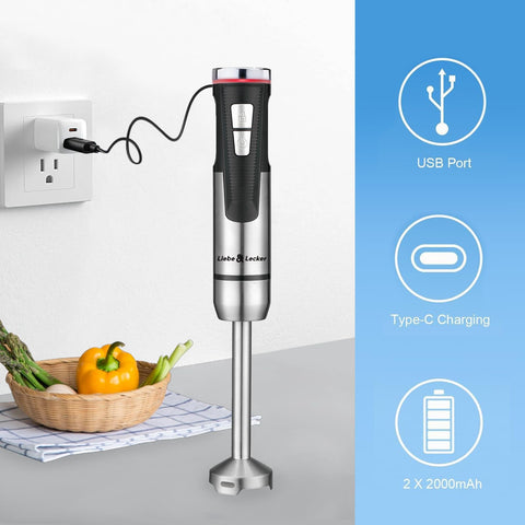 Liebe&Lecker fast charging USB-C design ensures quick top-ups.