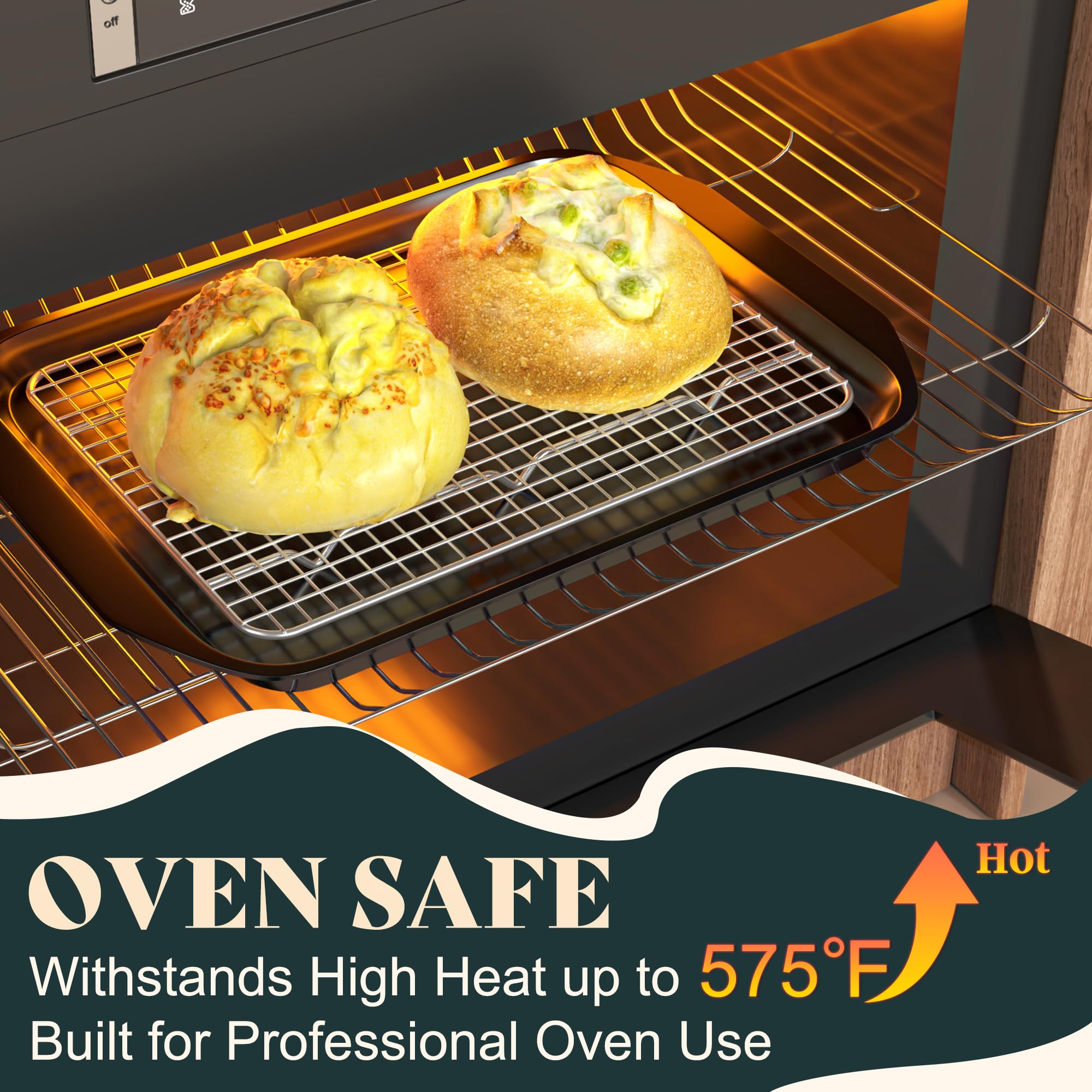 LIEMAND quarter-sheet fit shows compatibility with 9x13 pans