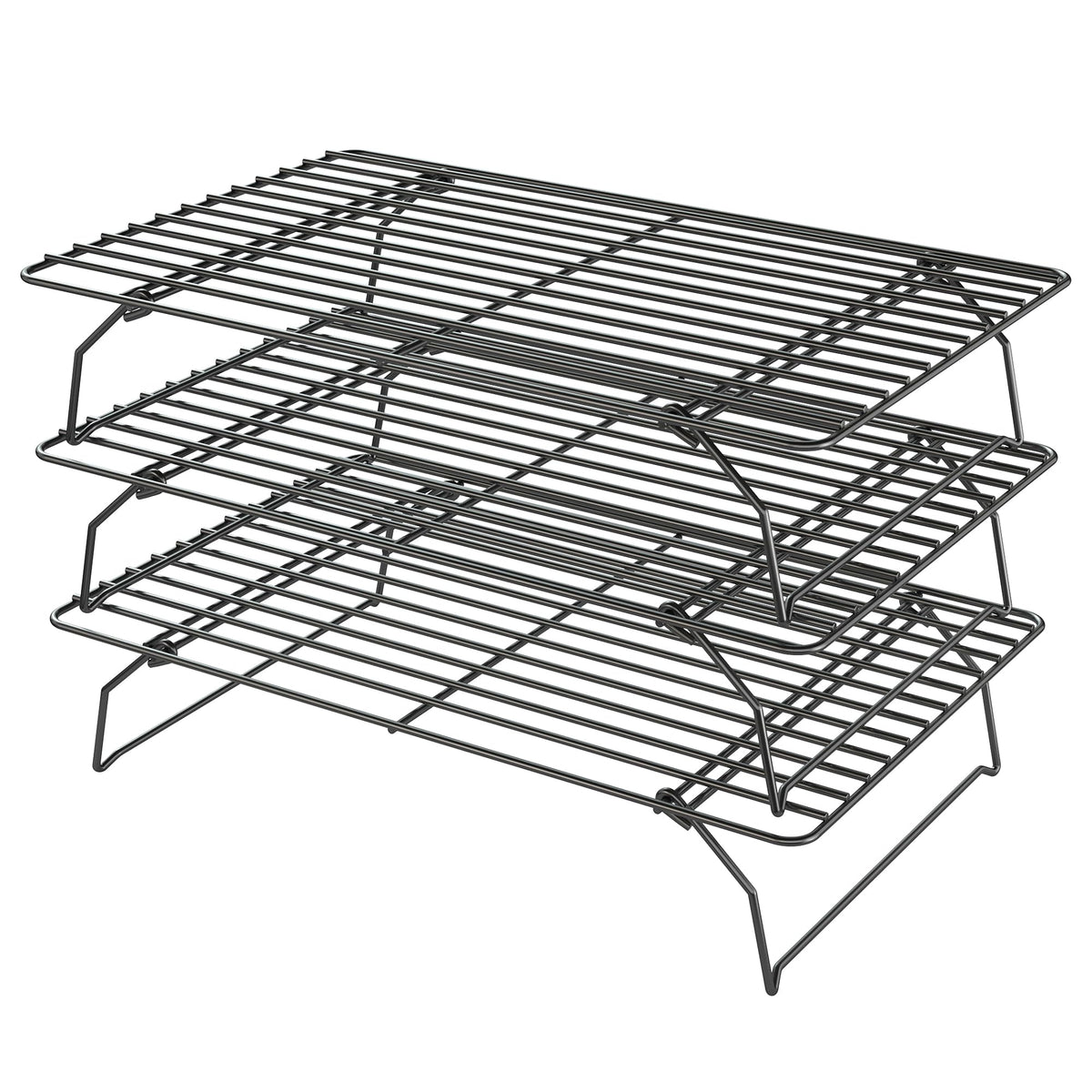 LIEMAND cooling rack 3-tier grid for even airflow and drainage