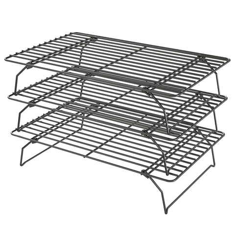 LIEMAND cooling rack 3-tier grid for even airflow and drainage