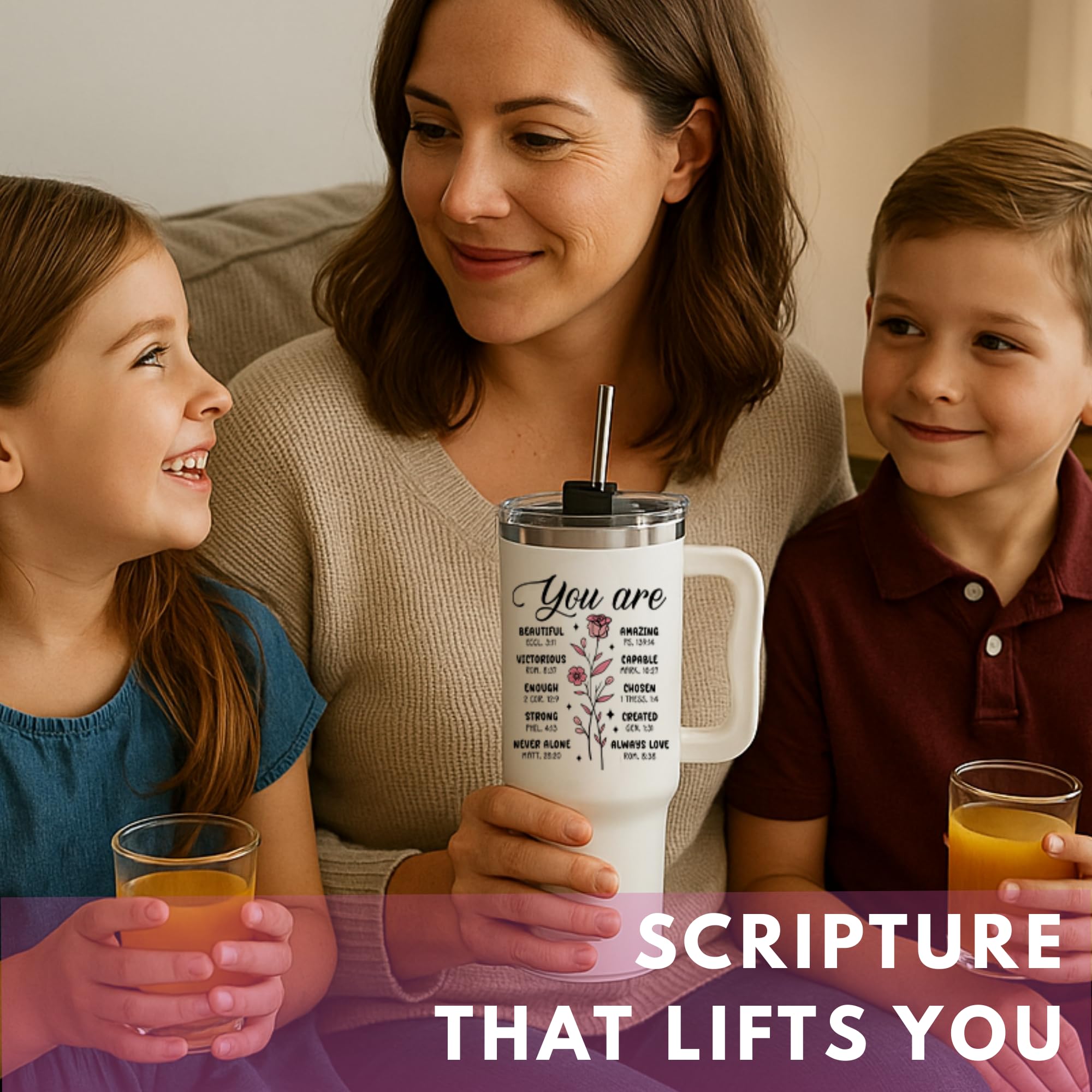 LIERIE8888 inspirational bible tumbler for everyday faith moments.