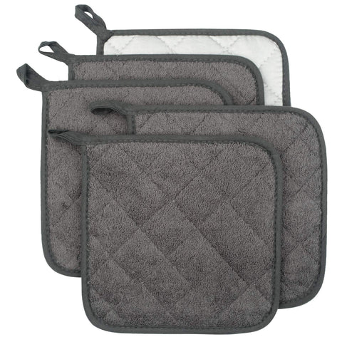 Lifaith 5pc pot holder set 7in provides durable heat protection for oven and stove