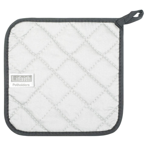 Lifaith terry-cotton-one-side texture provides flexible grip during cooking