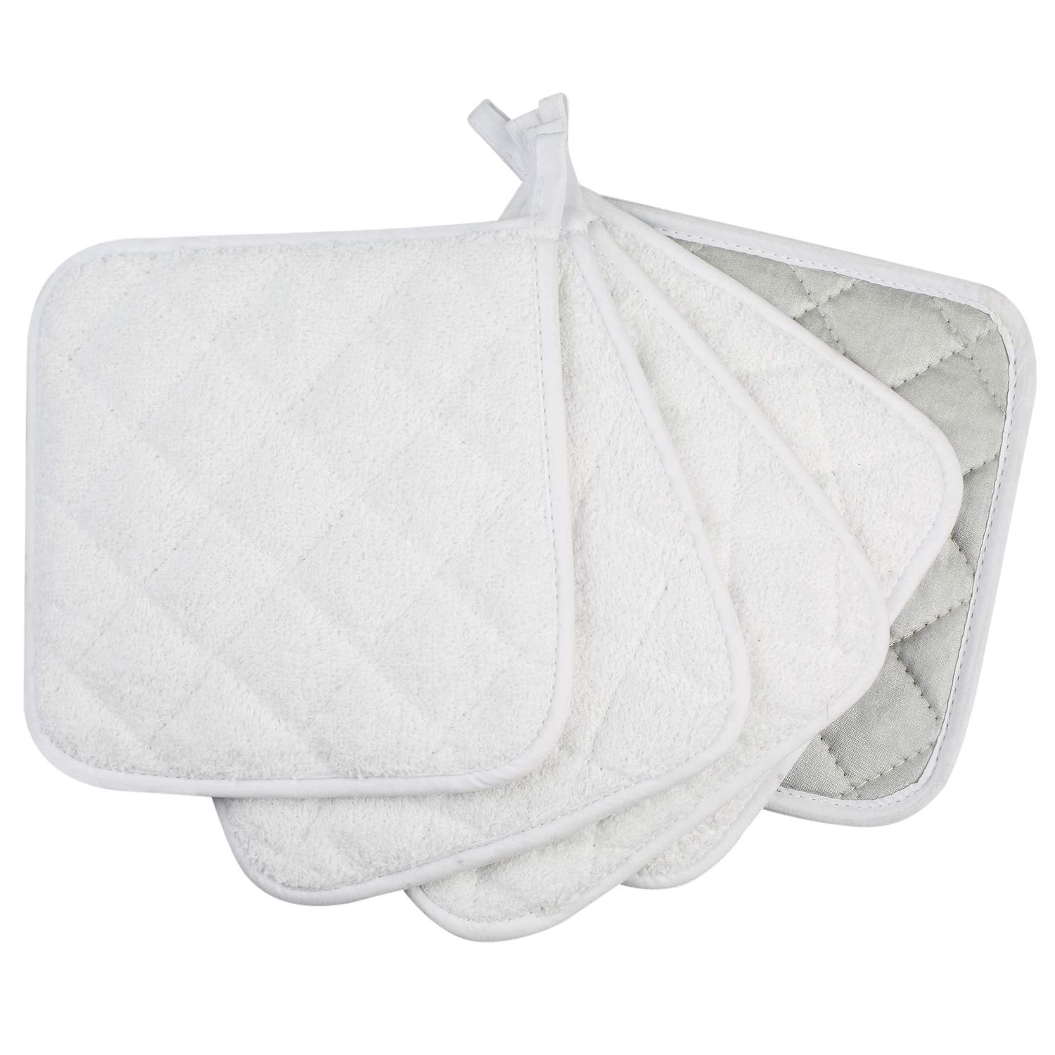 Lifaith terry cotton potholder soft grip for comfortable handling.