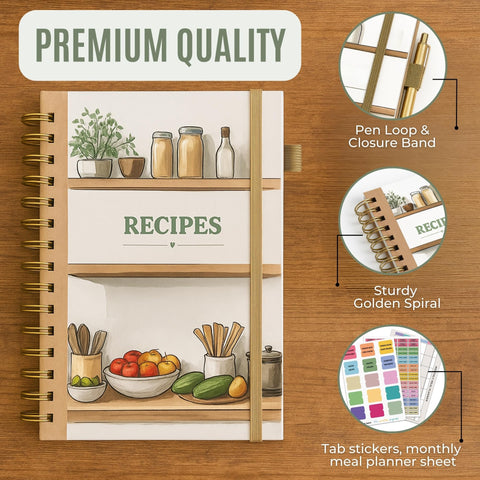 Life & Apples monthly meal planner insert supports easy weekly prep.