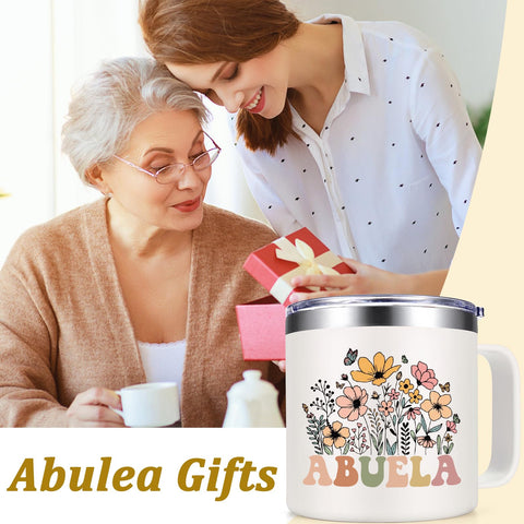 Lifecapido Abuela mug lid, straw, and cup brush showcased for easy cleaning.