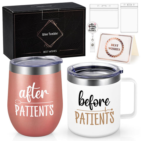 Lifecapido before-patients mug keeps coffee hot during rounds.