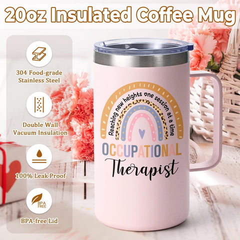 Lifecapido double-wall insulation mug keeps drinks hot or cold on the go.